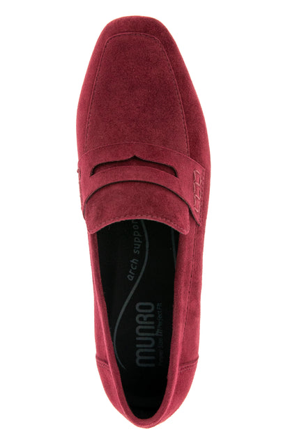 Emily Slip On - Wine Suede