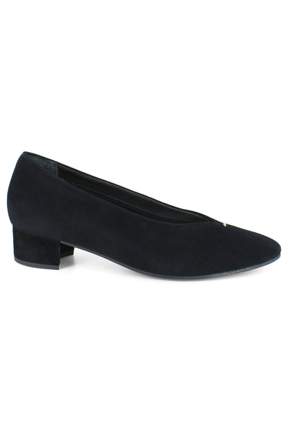 Hannah Pump - Black Suede