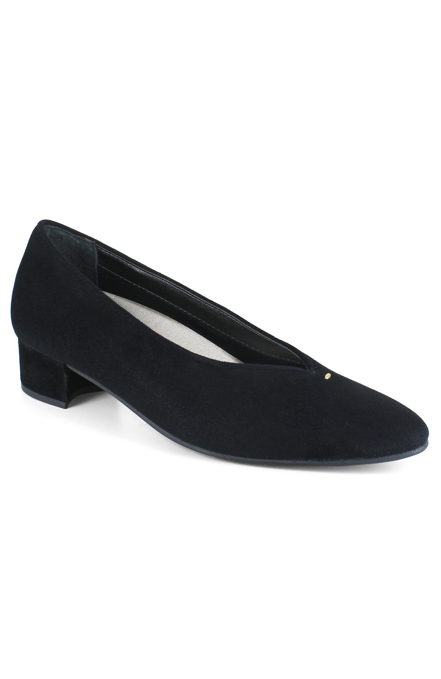 Hannah Pump - Black Suede