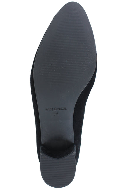 Hannah Pump - Black Suede