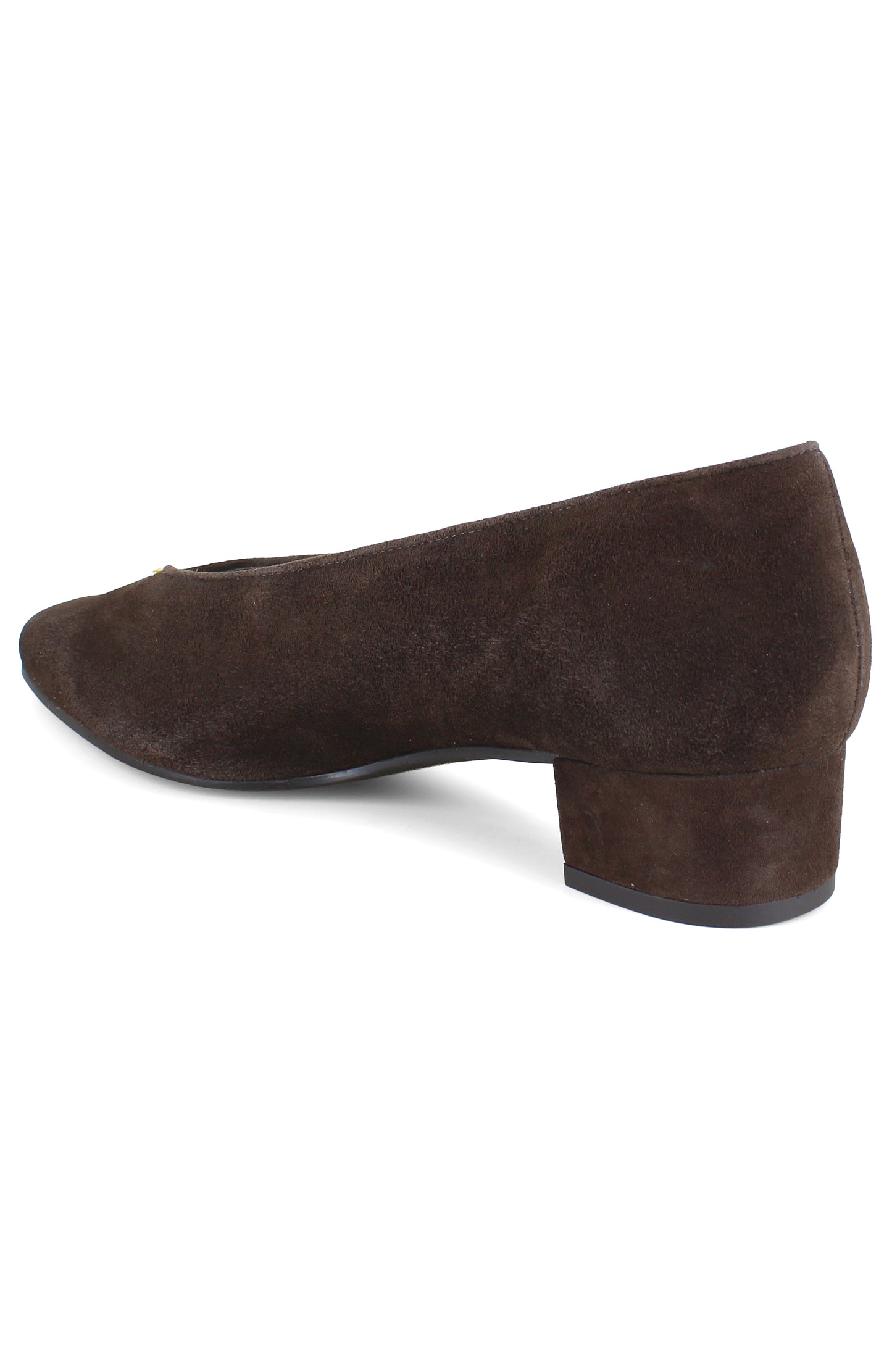 Hannah Pump - Chocolate Suede