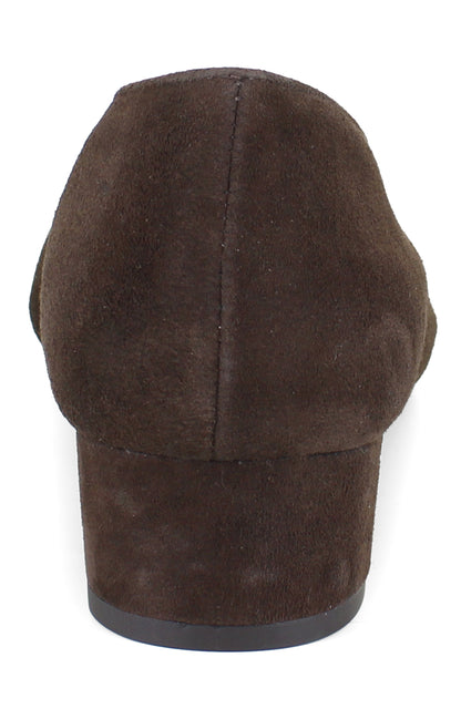Hannah Pump - Chocolate Suede