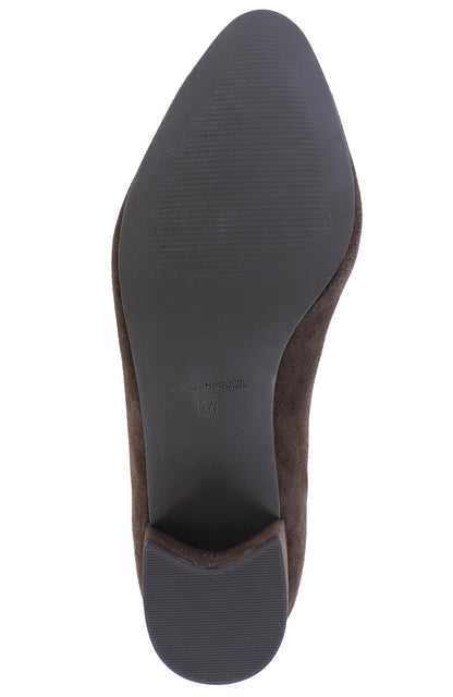 Hannah Pump - Chocolate Suede