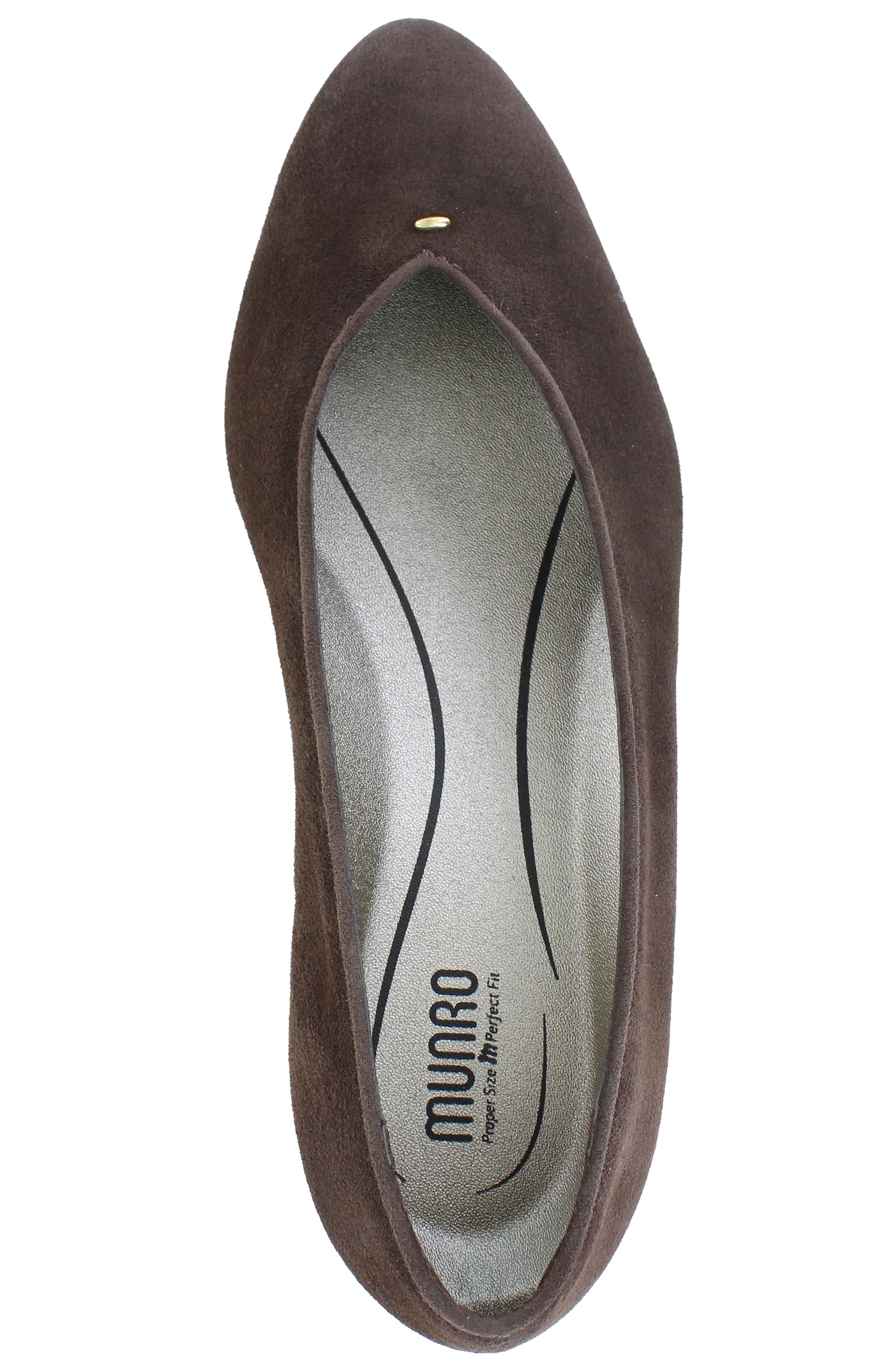 Hannah Pump - Chocolate Suede