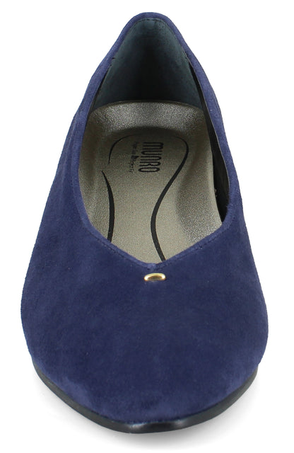 Hannah Pump - Navy Suede