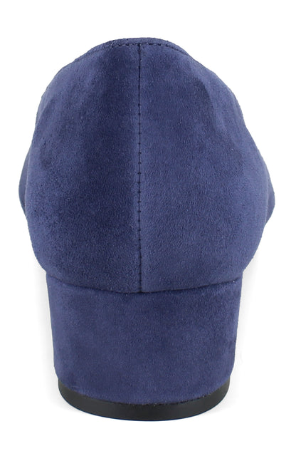 Hannah Pump - Navy Suede