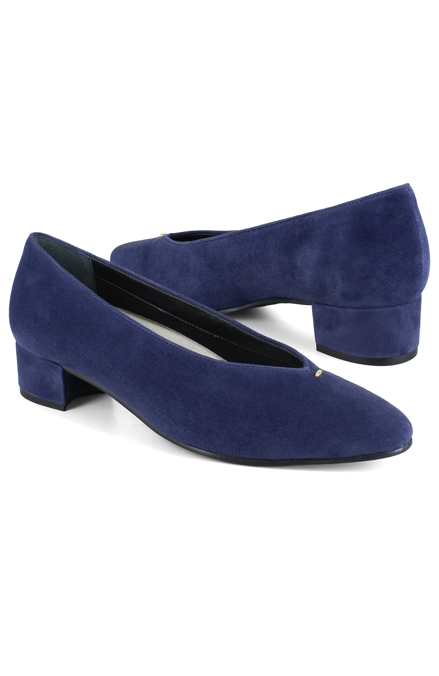Hannah Pump - Navy Suede