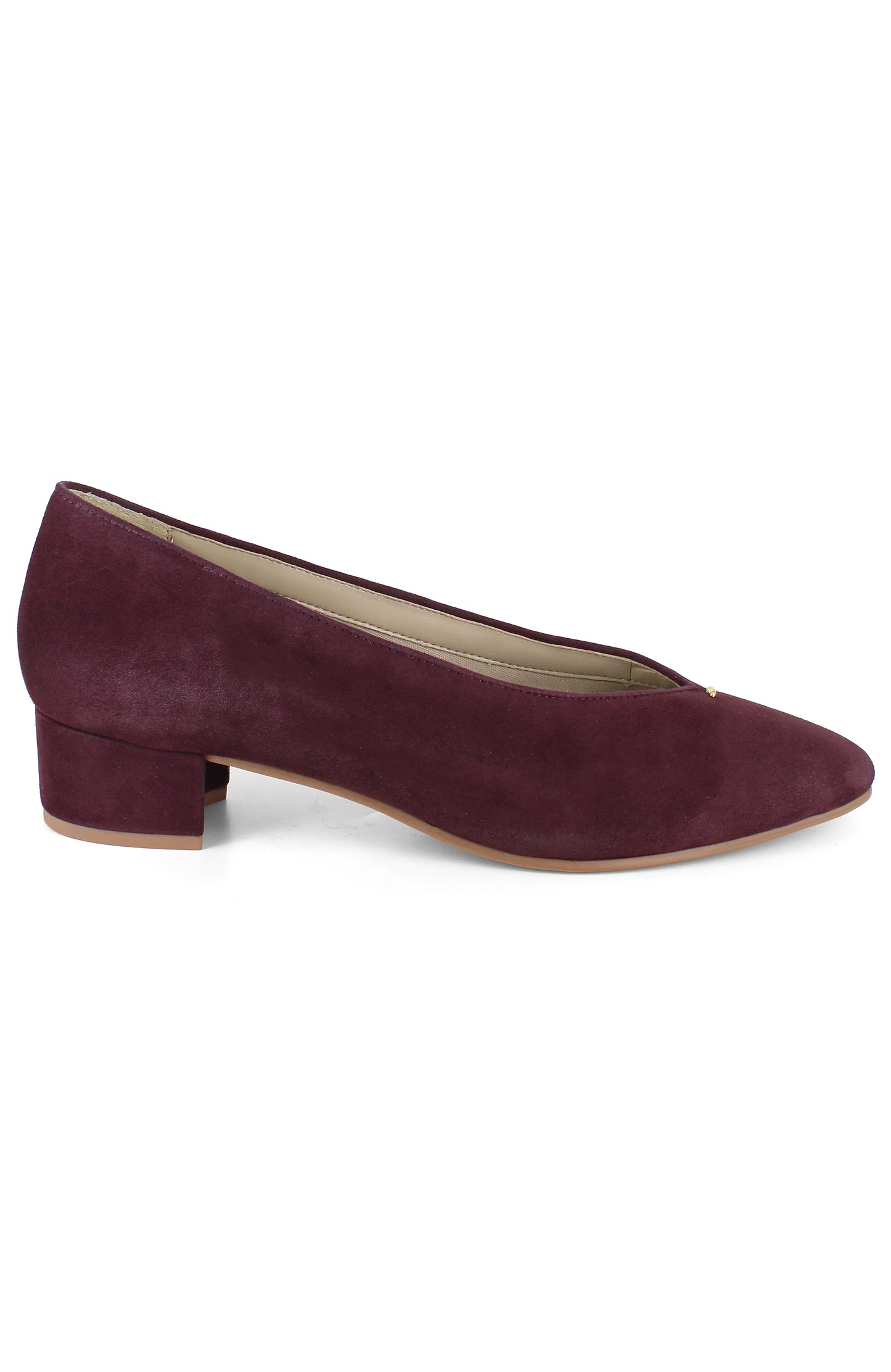 Hannah Pump - Wine Suede