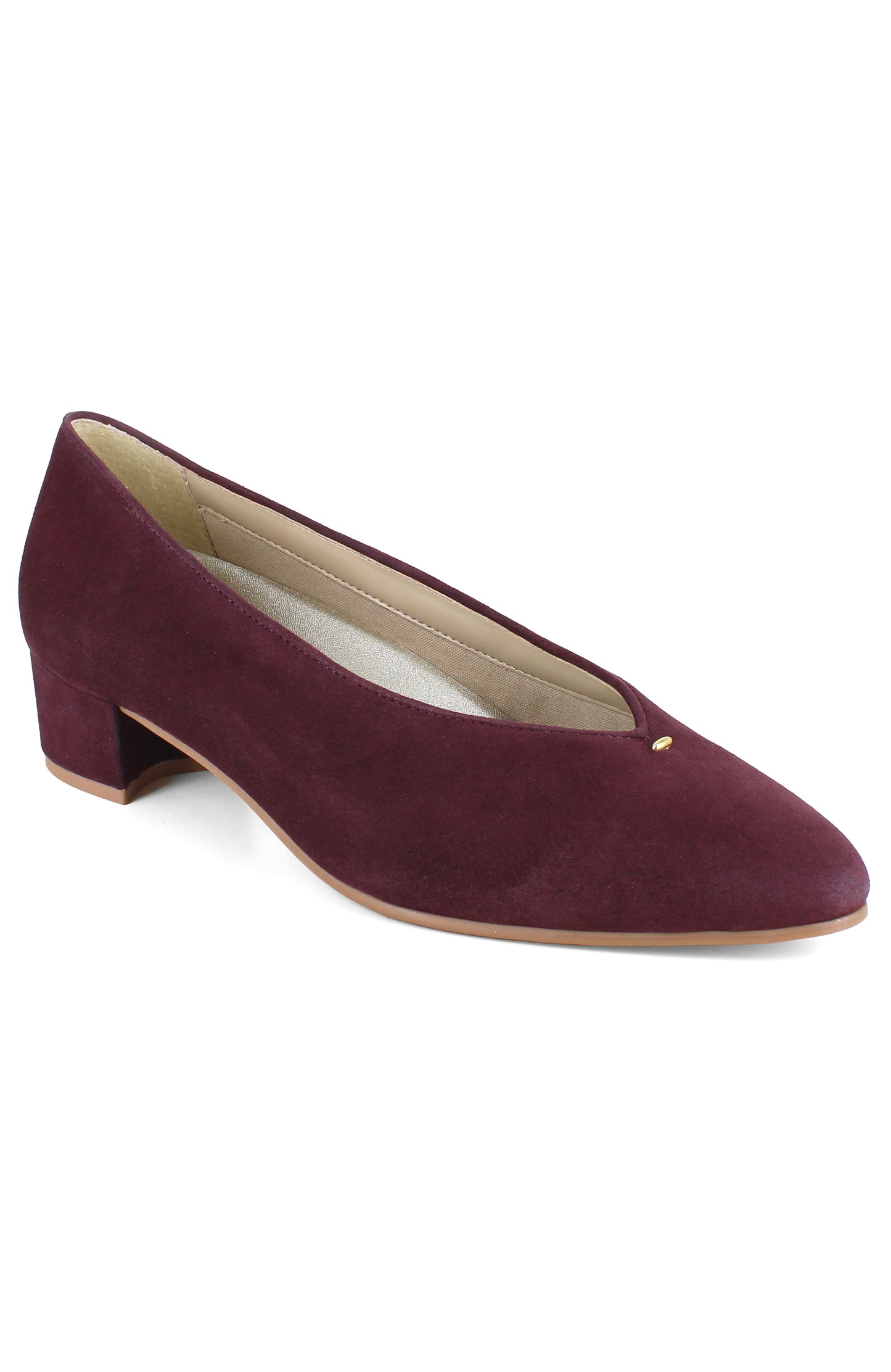 Hannah Pump - Wine Suede