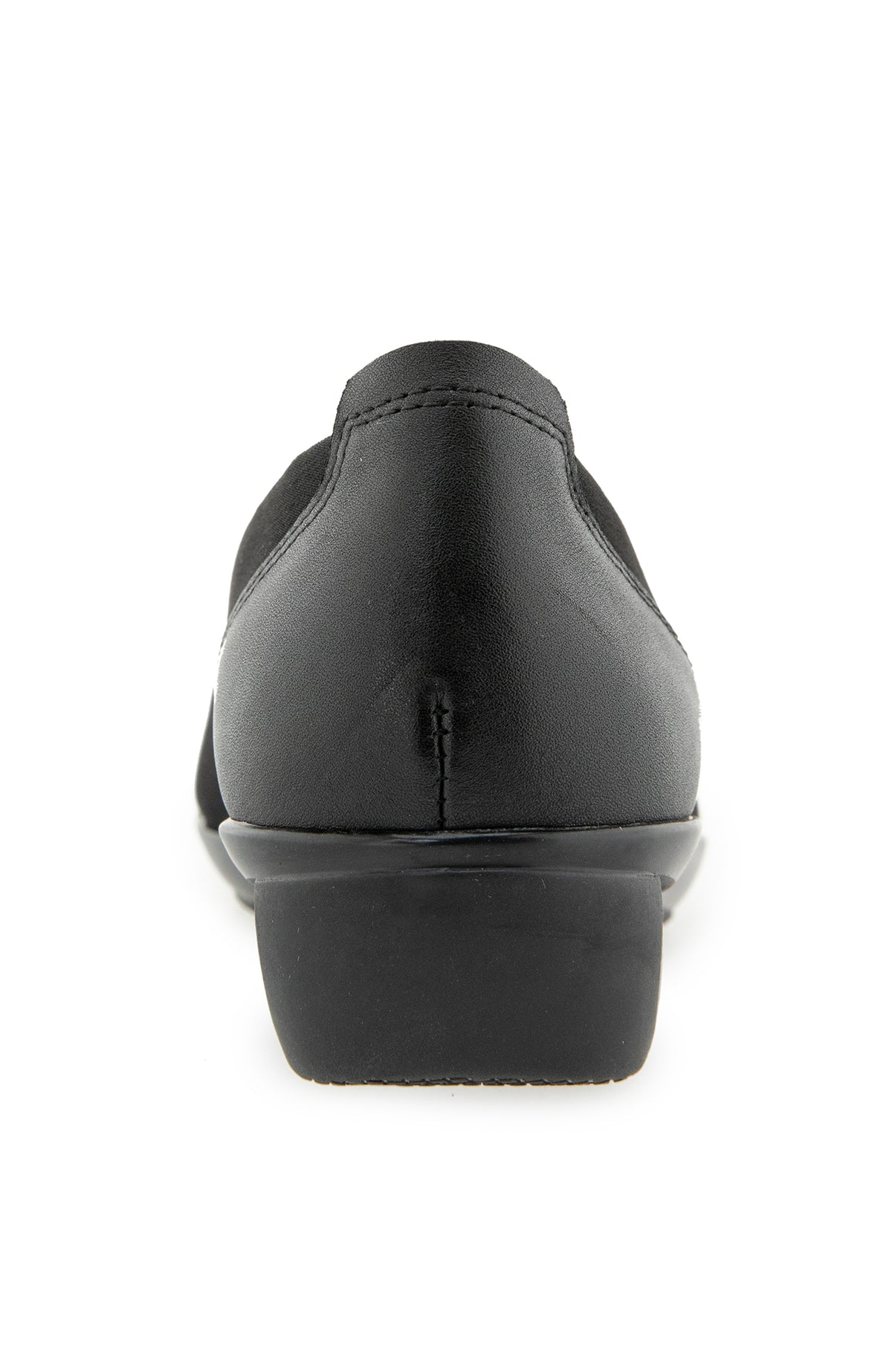 Jules Slip On - Black Stretch