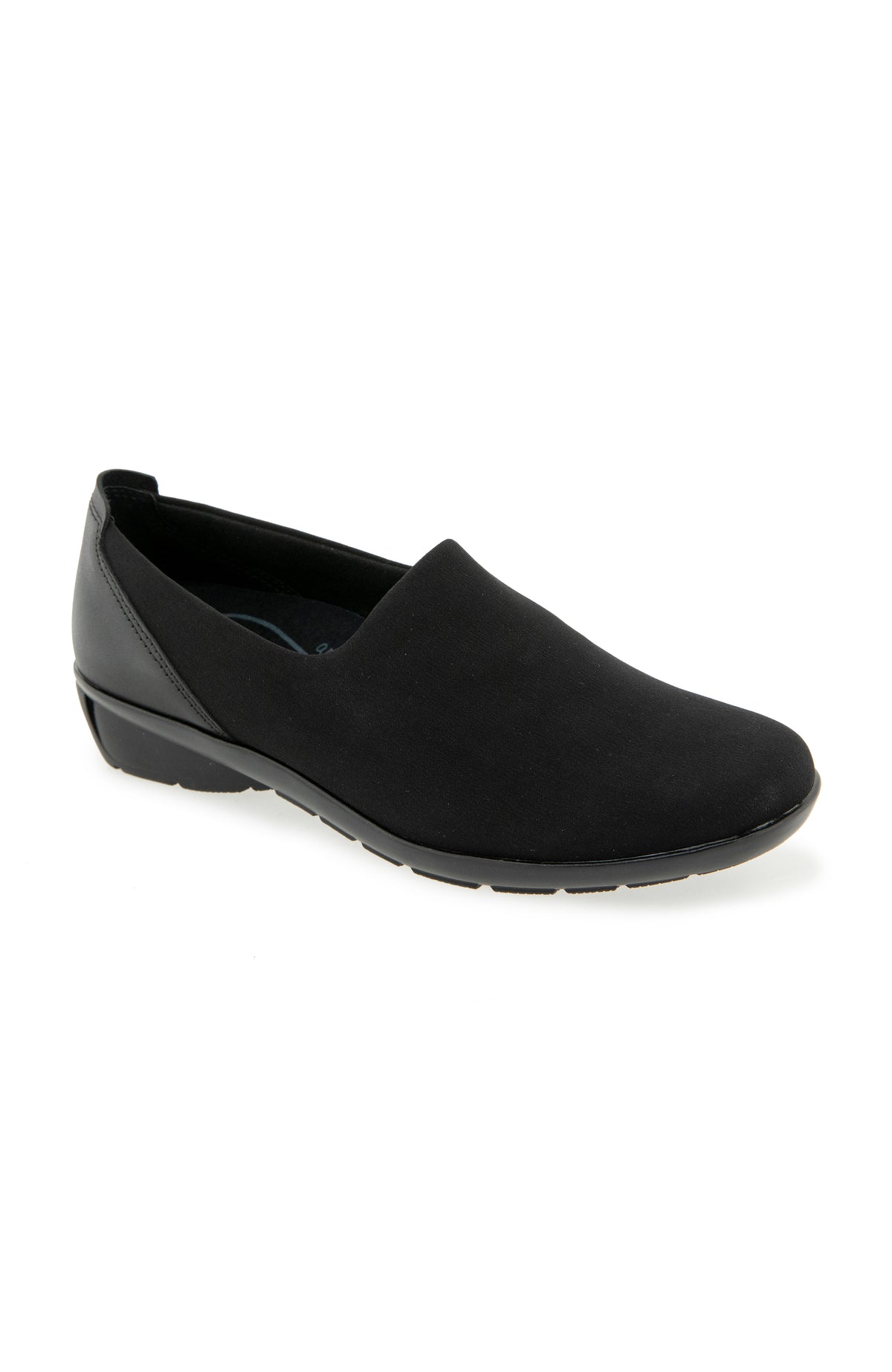 Jules Slip On - Black Stretch