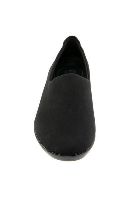 Jules Slip On - Black Stretch