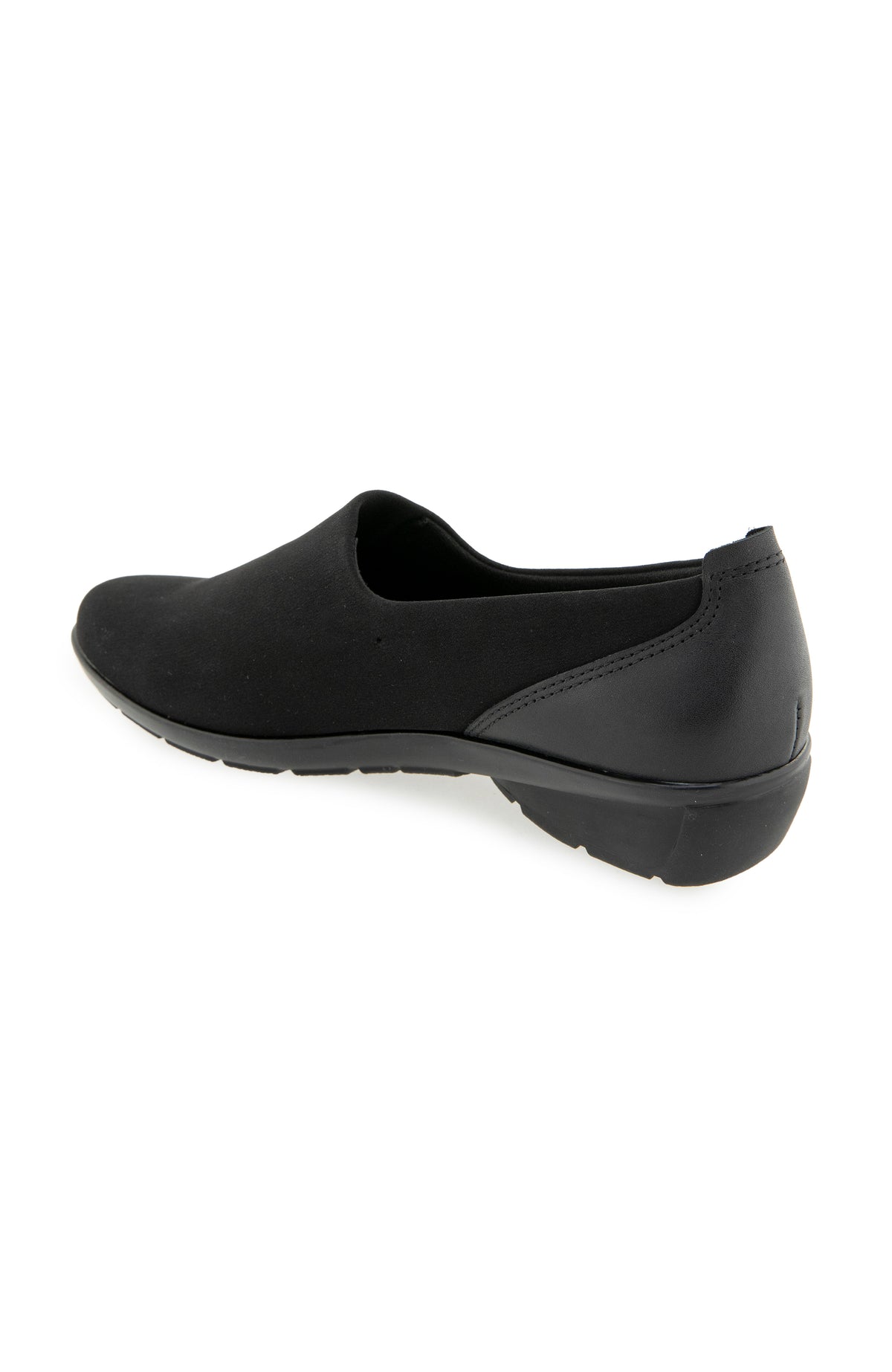Jules Slip On - Black Stretch