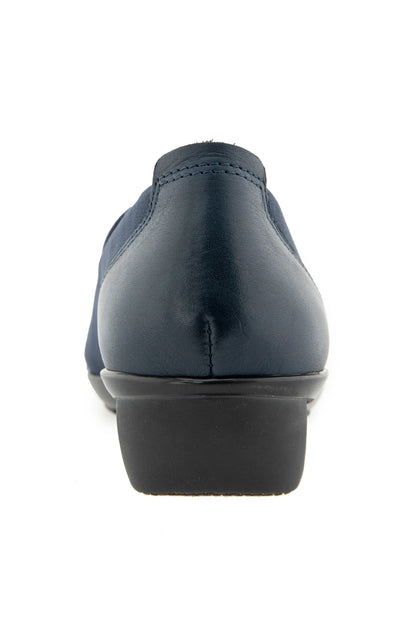 Jules Slip On - Navy Stretch