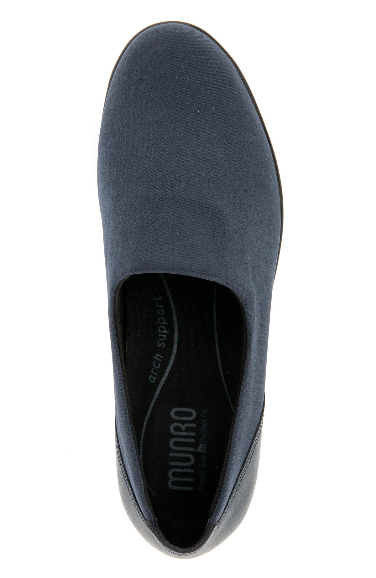 Jules Slip On - Navy Stretch