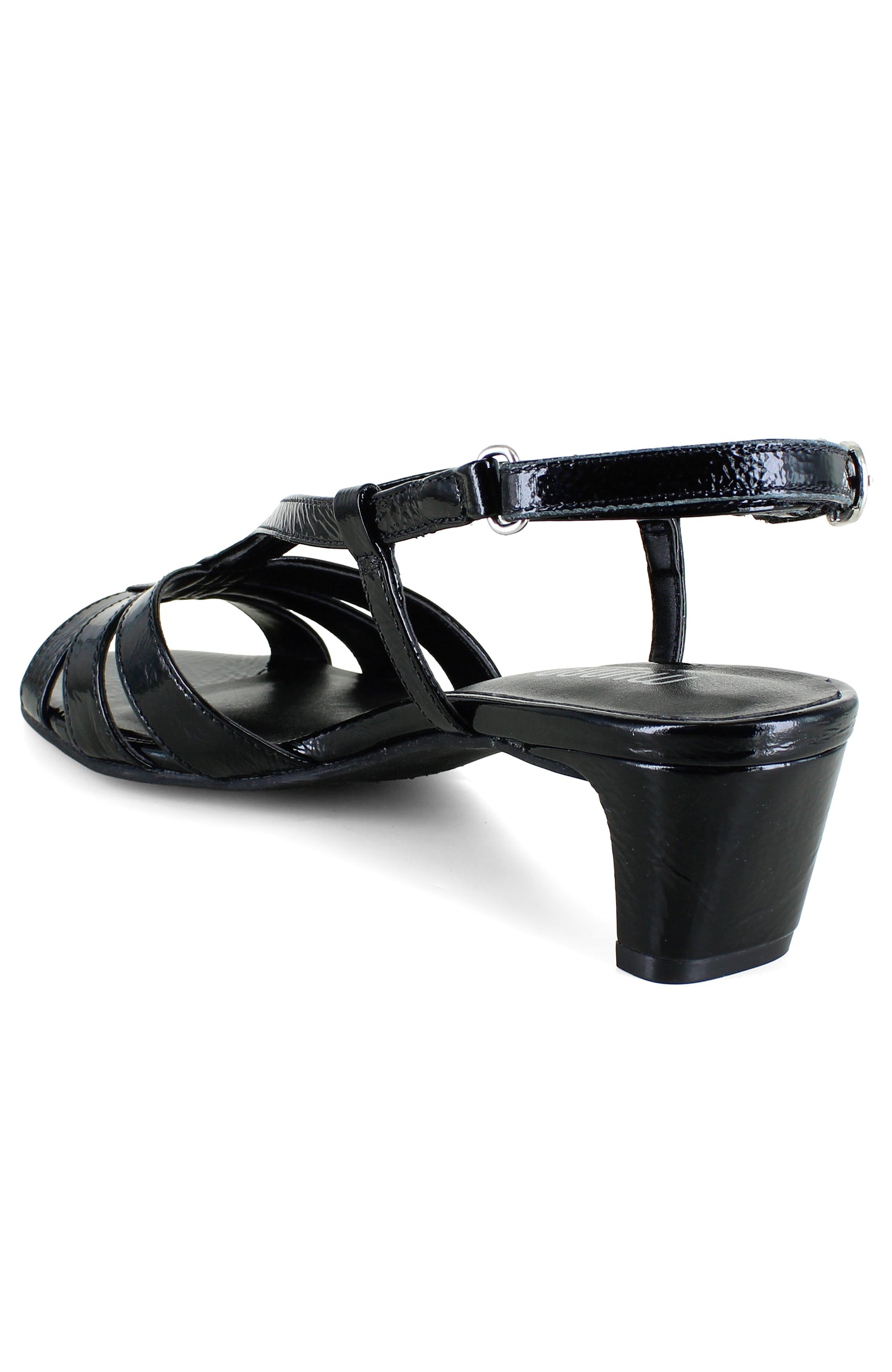 Luna Heel - Black Patent Leather