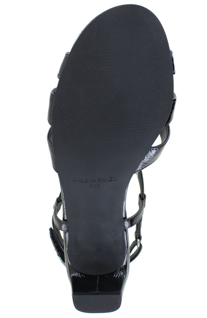 Luna Heel - Black Patent Leather