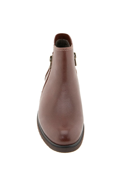 Paige Boot - Dark Brown Leather