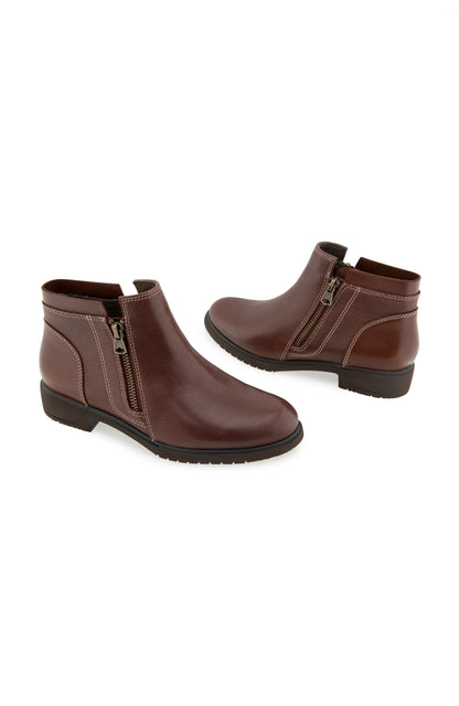 Paige Boot - Dark Brown Leather