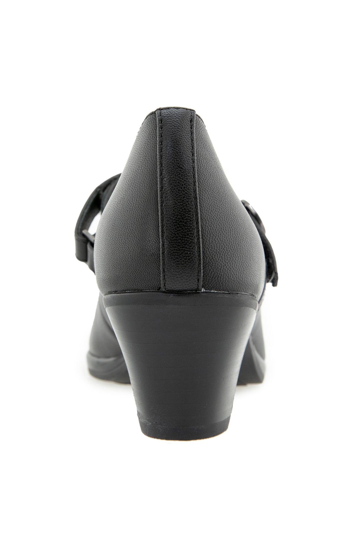 Rita Pump - Black Leather