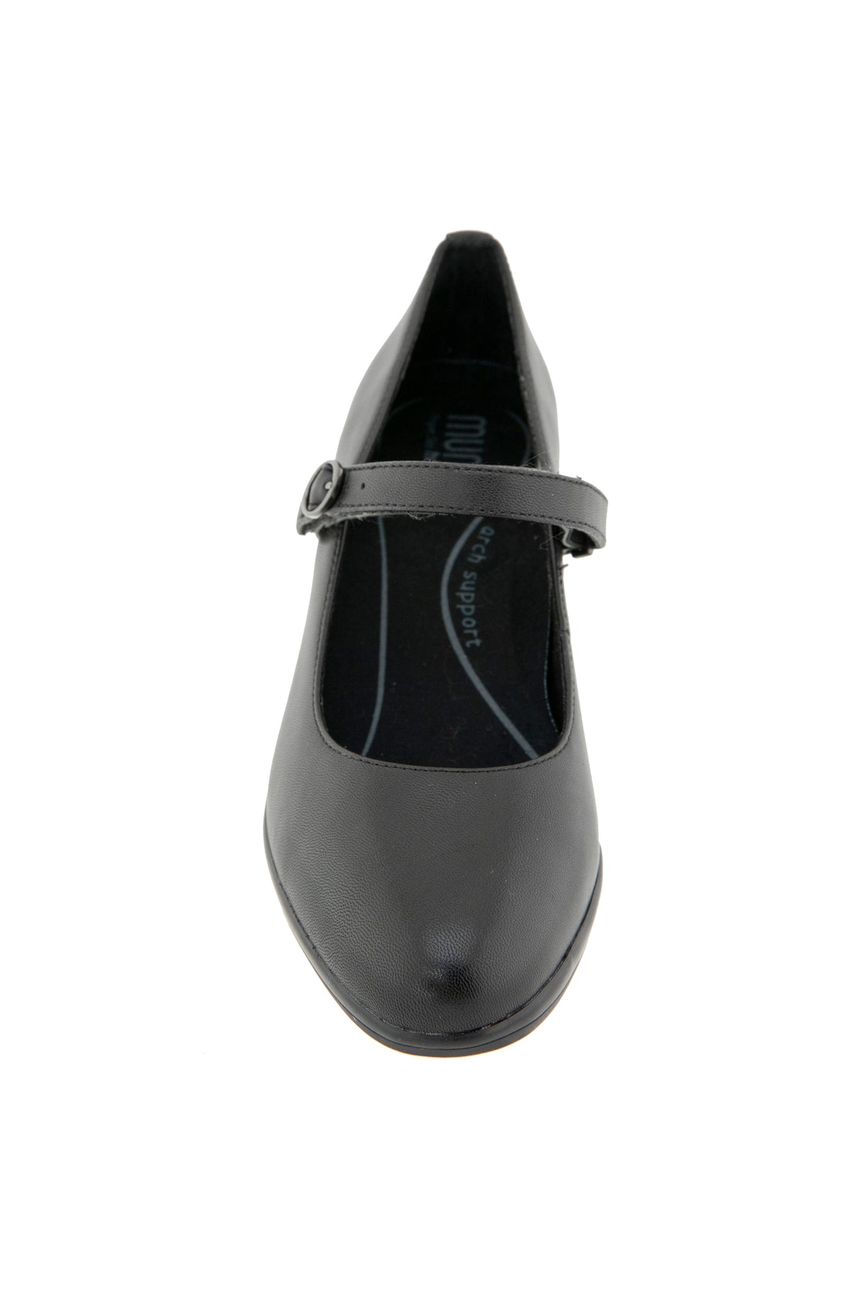 Rita Pump - Black Leather