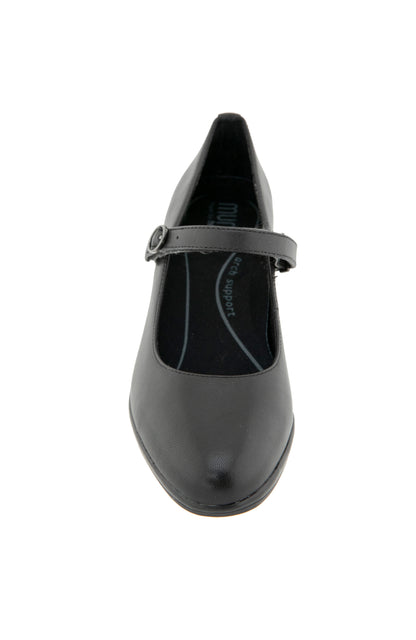 Rita Pump - Black Leather