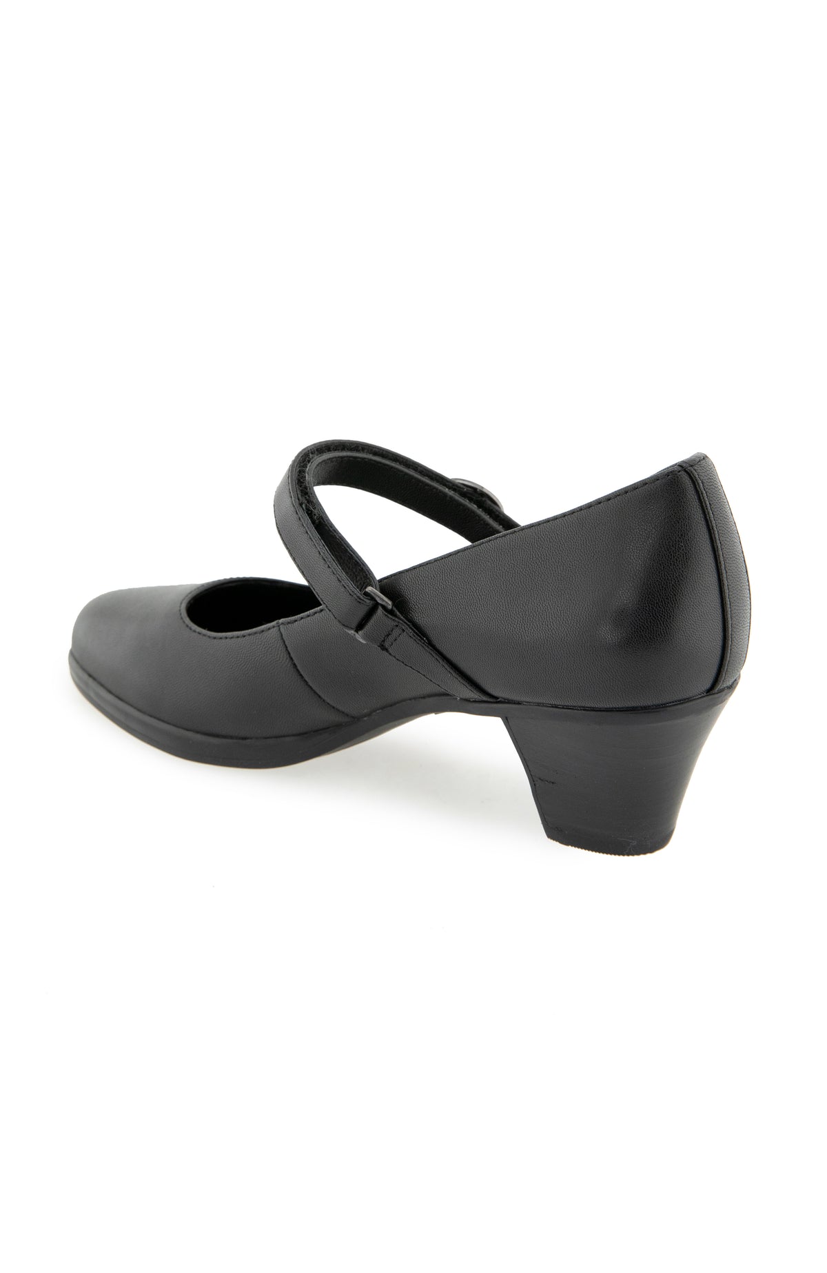 Rita Pump - Black Leather