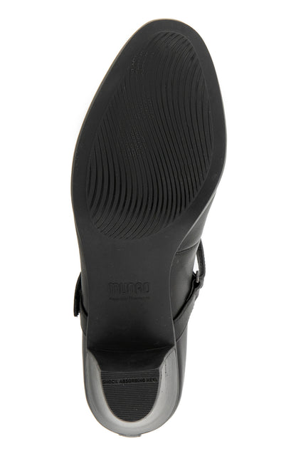 Rita Pump - Black Leather