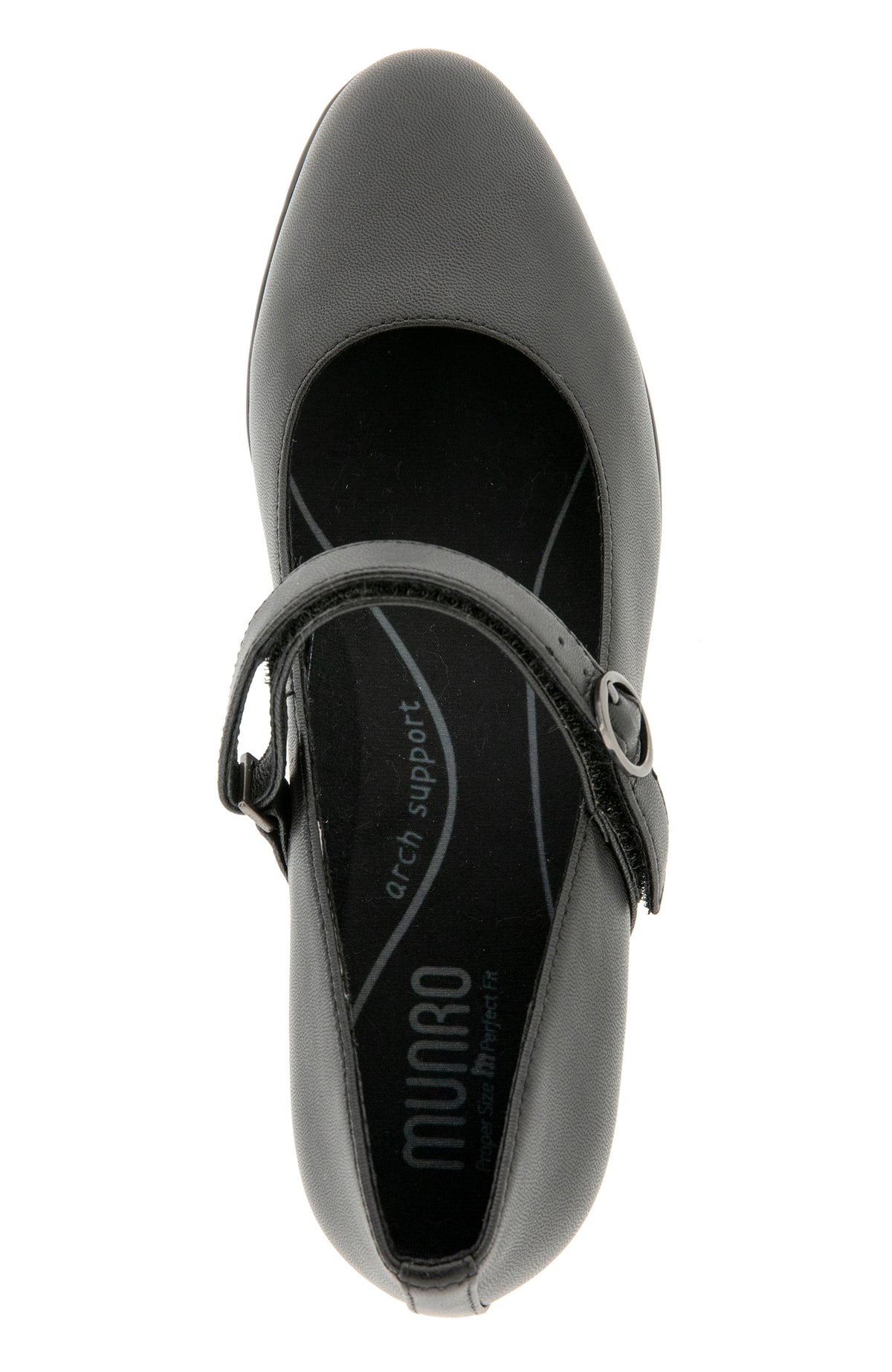 Rita Pump - Black Leather