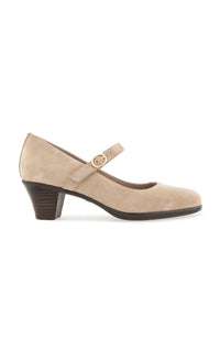 Rita Pump - Taupe Suede