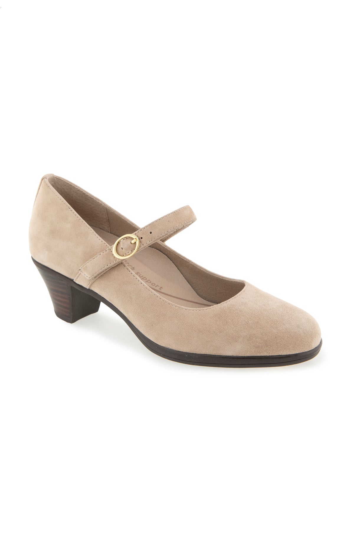 Rita Pump - Taupe Suede