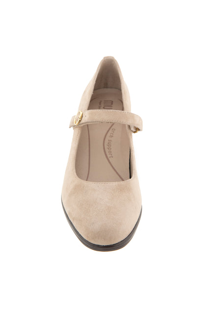 Rita Pump - Taupe Suede