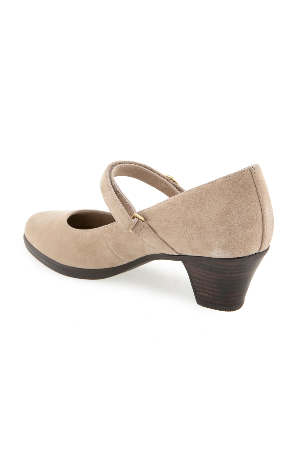 Rita Pump - Taupe Suede