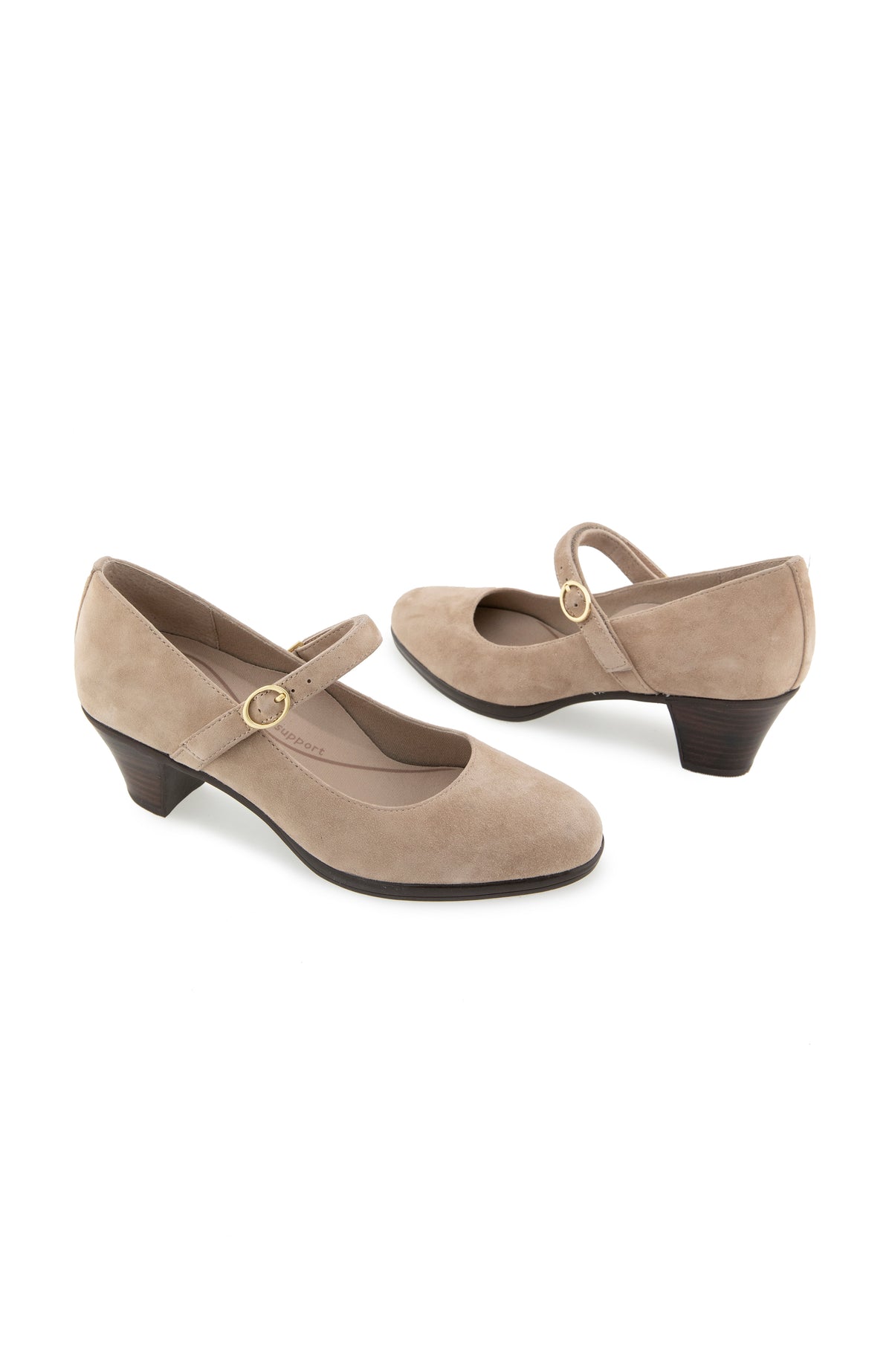 Rita Pump - Taupe Suede