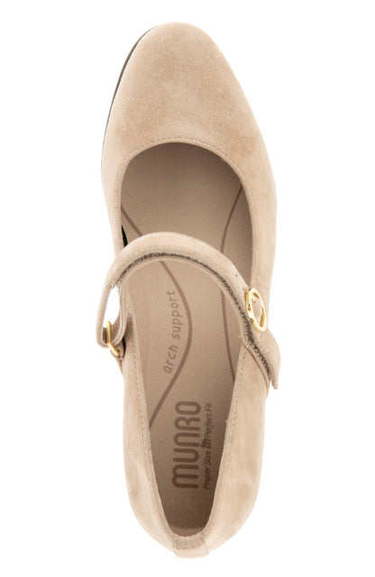 Rita Pump - Taupe Suede