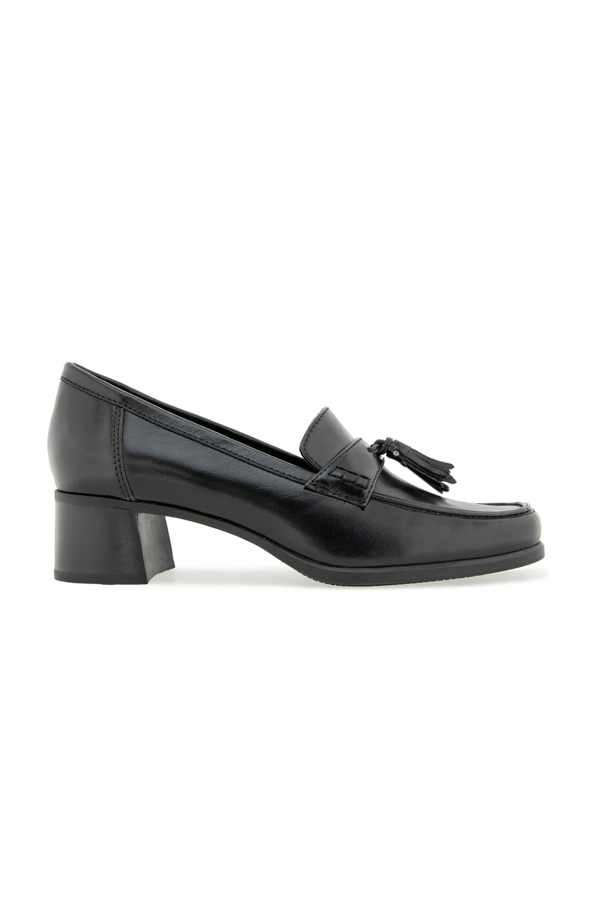 Skarlet Pump - Black Leather
