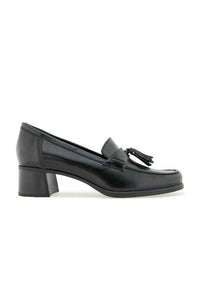Skarlet Pump - Black Leather