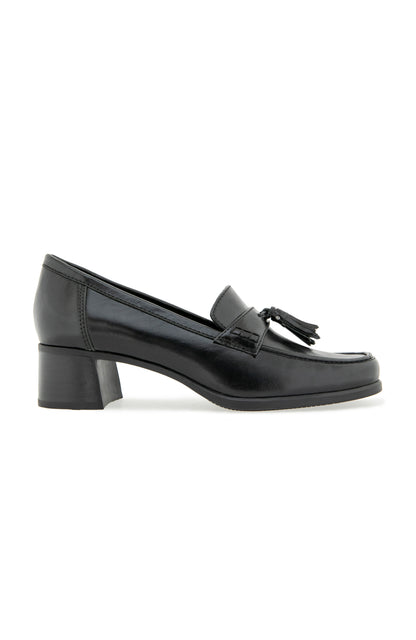 Skarlet Pump - Black Leather