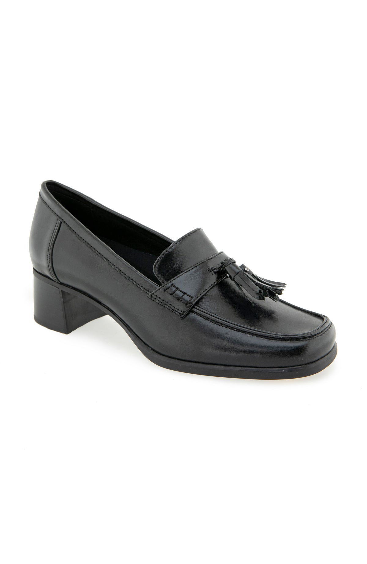 Skarlet Pump - Black Leather