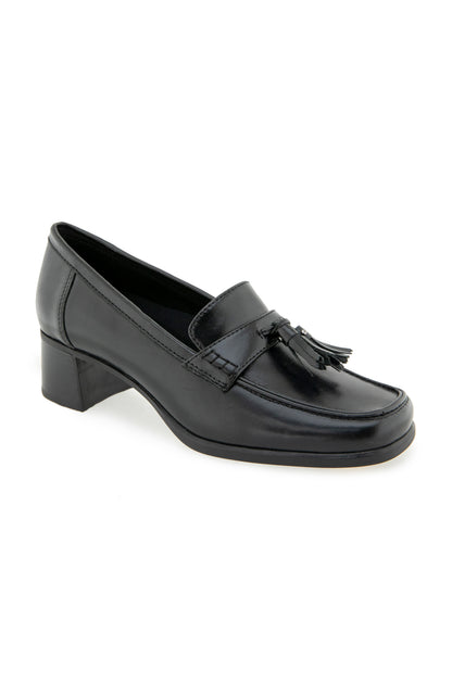 Skarlet Pump - Black Leather