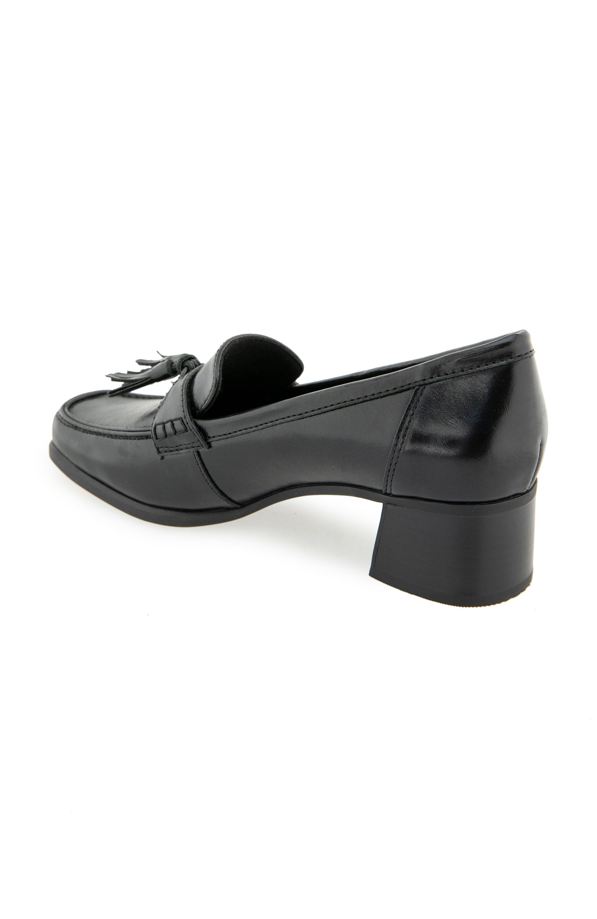Skarlet Pump - Black Leather