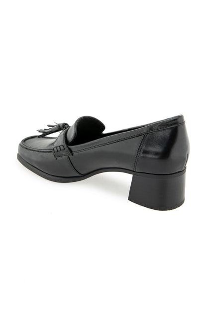 Skarlet Pump - Black Leather