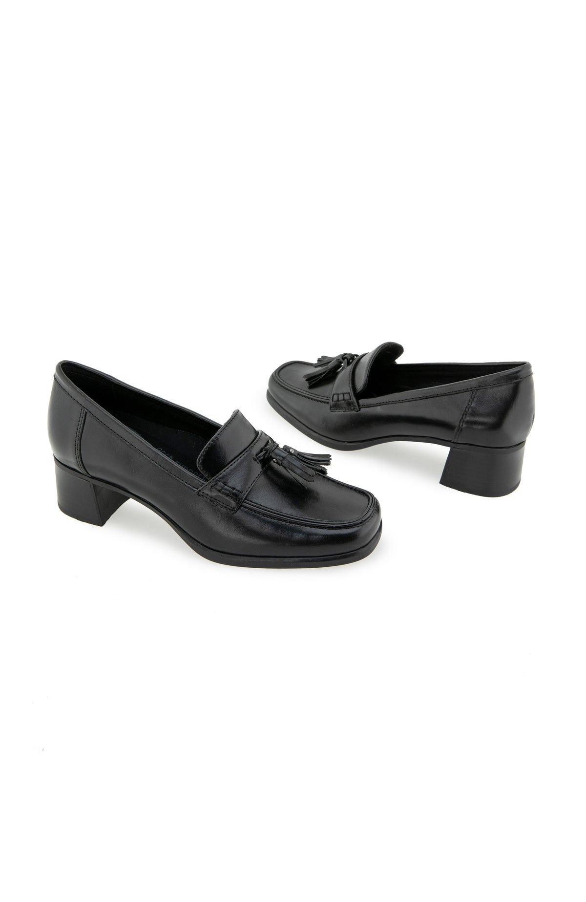 Skarlet Pump - Black Leather