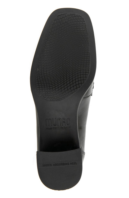 Skarlet Pump - Black Leather