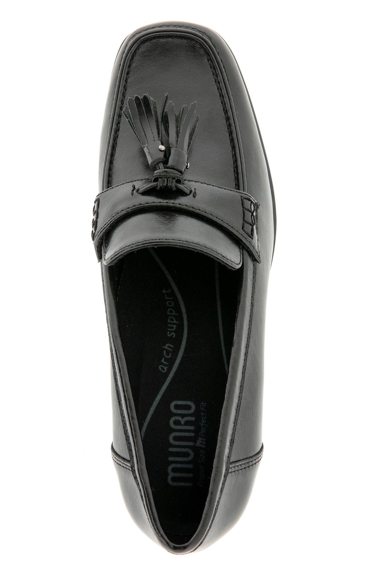 Skarlet Pump - Black Leather