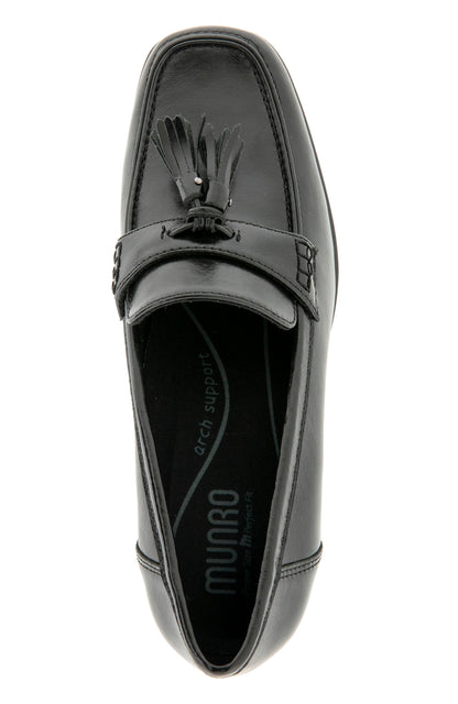Skarlet Pump - Black Leather