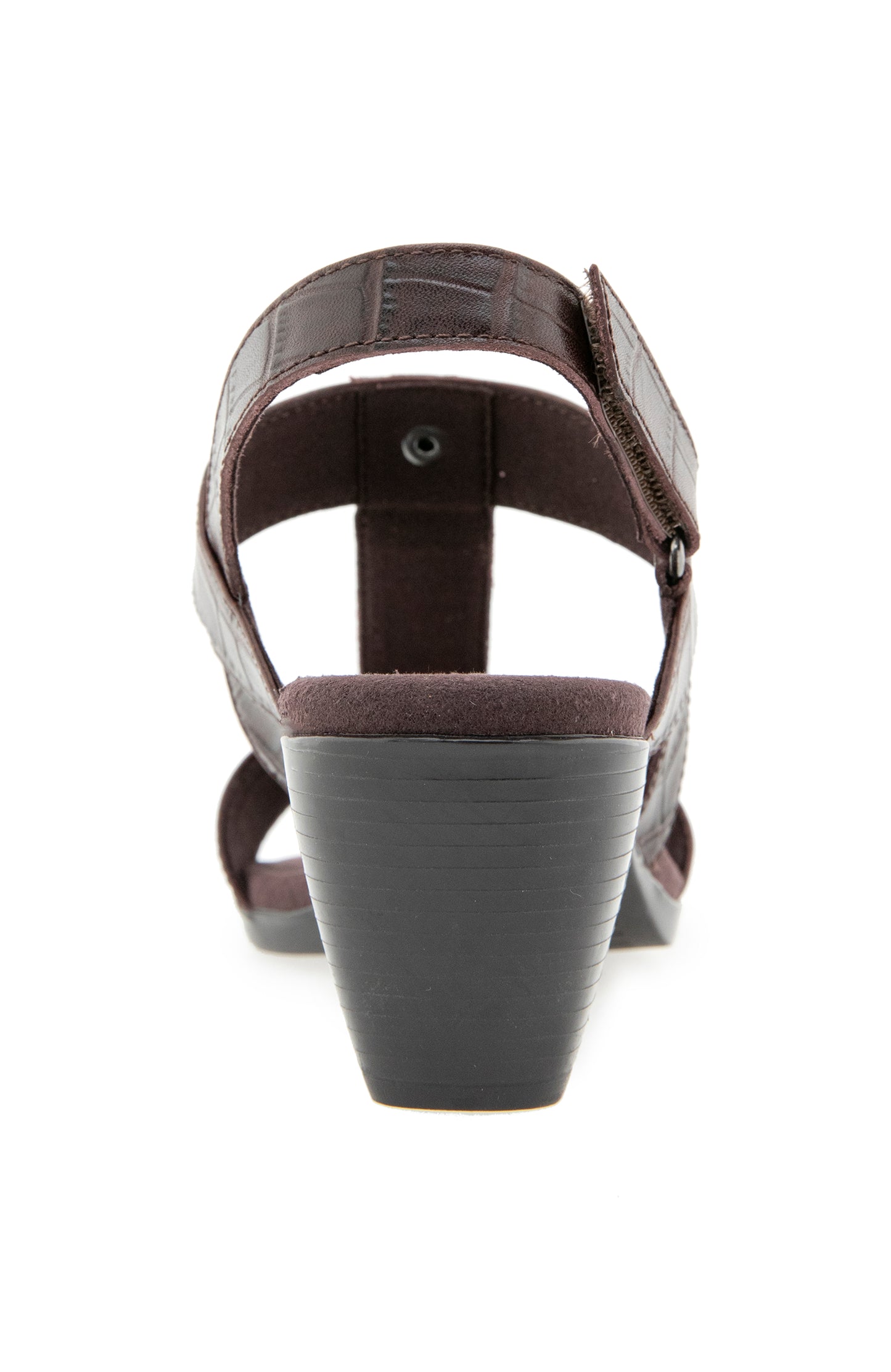 Willow Sandal - Dark Chocolate Croco